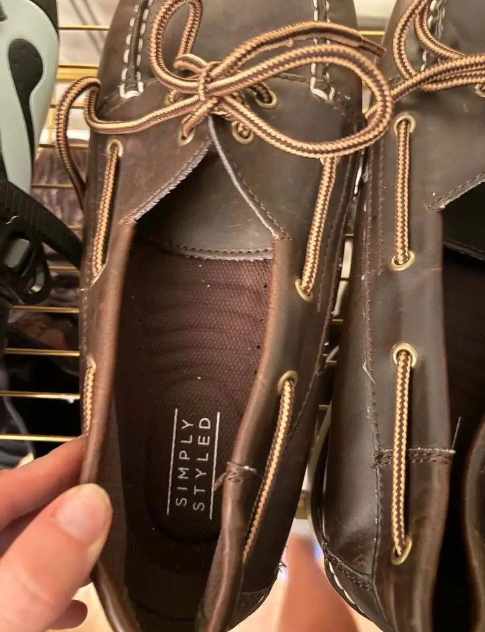 Simply Styled Trevor Men's Brown Boat Shoes
